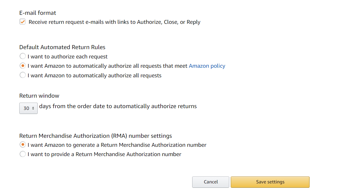 Amazon FBA Returns