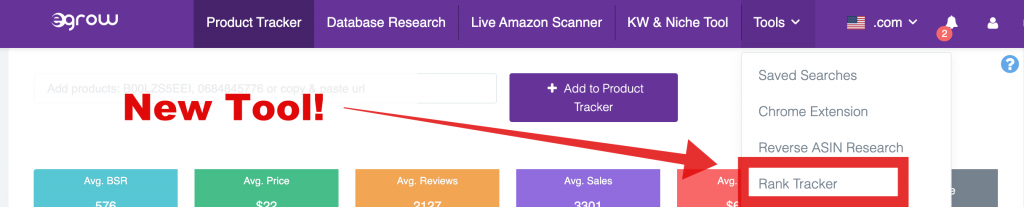 keyword tracker amazon