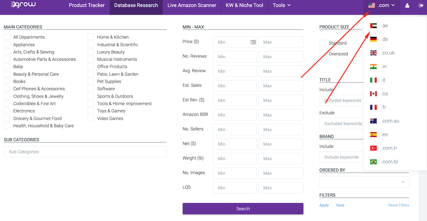 Amazon AE Product Research with the Egrow Tools Egrow