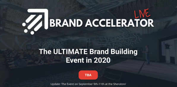 Brand Accelerator Live - Brand Building Event 2020