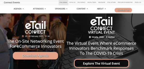 eTail Connect 2020-2021 virtual and on-site events